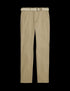 Slim Fit Belted Stretch Chinos